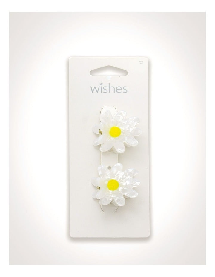 Daisy Hair Claw 2 Pack in Multi