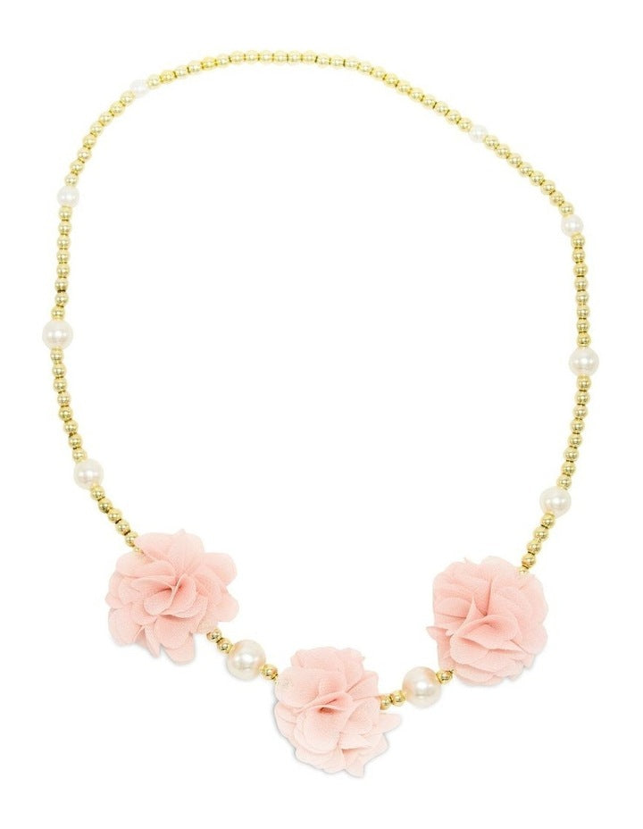 Flower Beaded Necklace in Multi