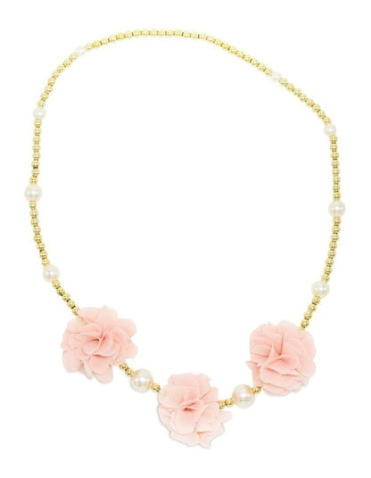 Flower Beaded Necklace in Multi