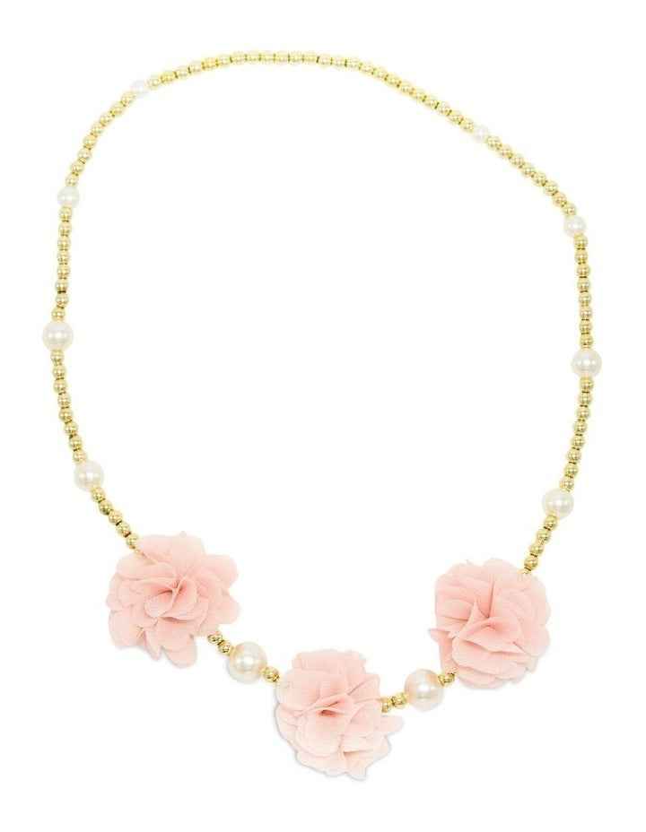 Flower Beaded Necklace in Multi
