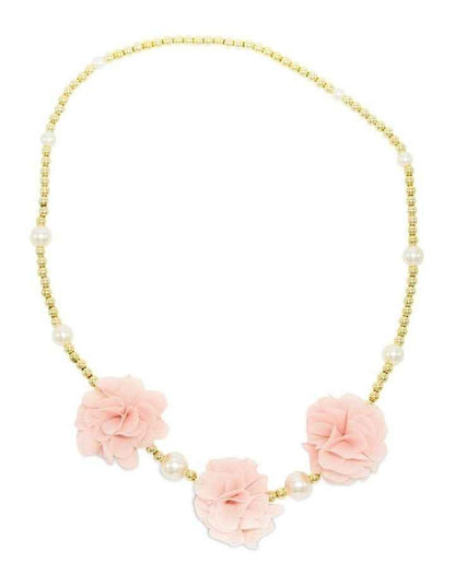 Flower Beaded Necklace in Multi