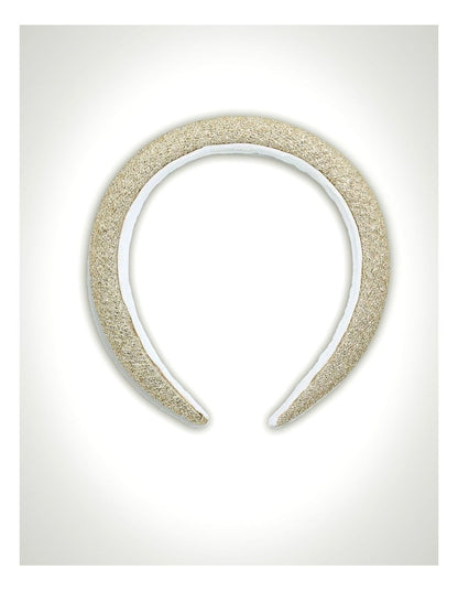Glitter Padded Alice Band in Gold