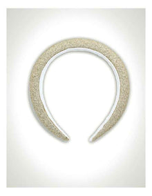 Glitter Padded Alice Band in Gold
