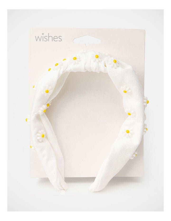 Wishes Daisy Knot Headband