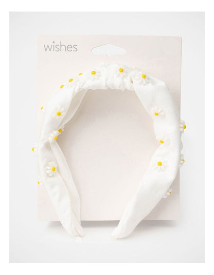 Wishes Daisy Knot Headband