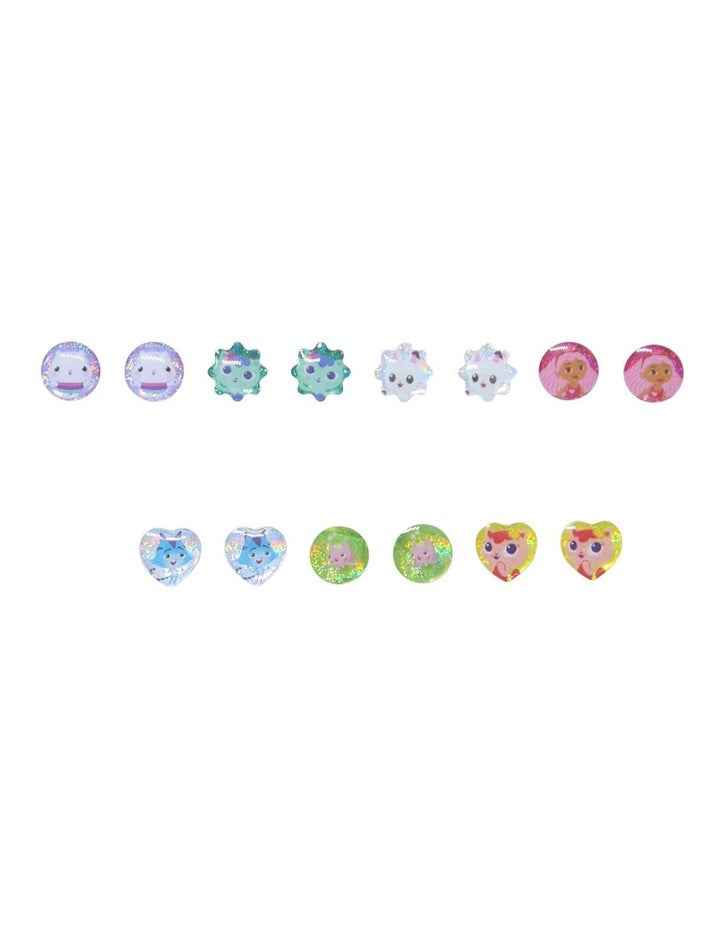 7 Day Stick-on Earrings & Ring Set in Multi