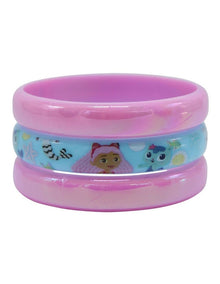 Iridescent Bangle Set in Multi