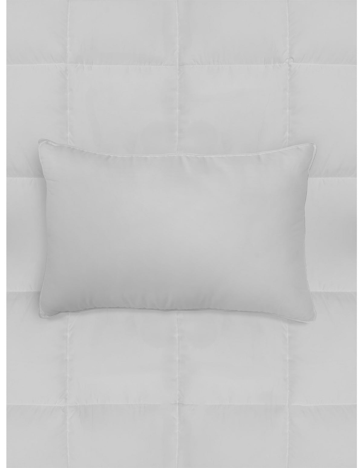 Luxurious Cloud Soft Standard Medium Support Gusseted Pillow White
