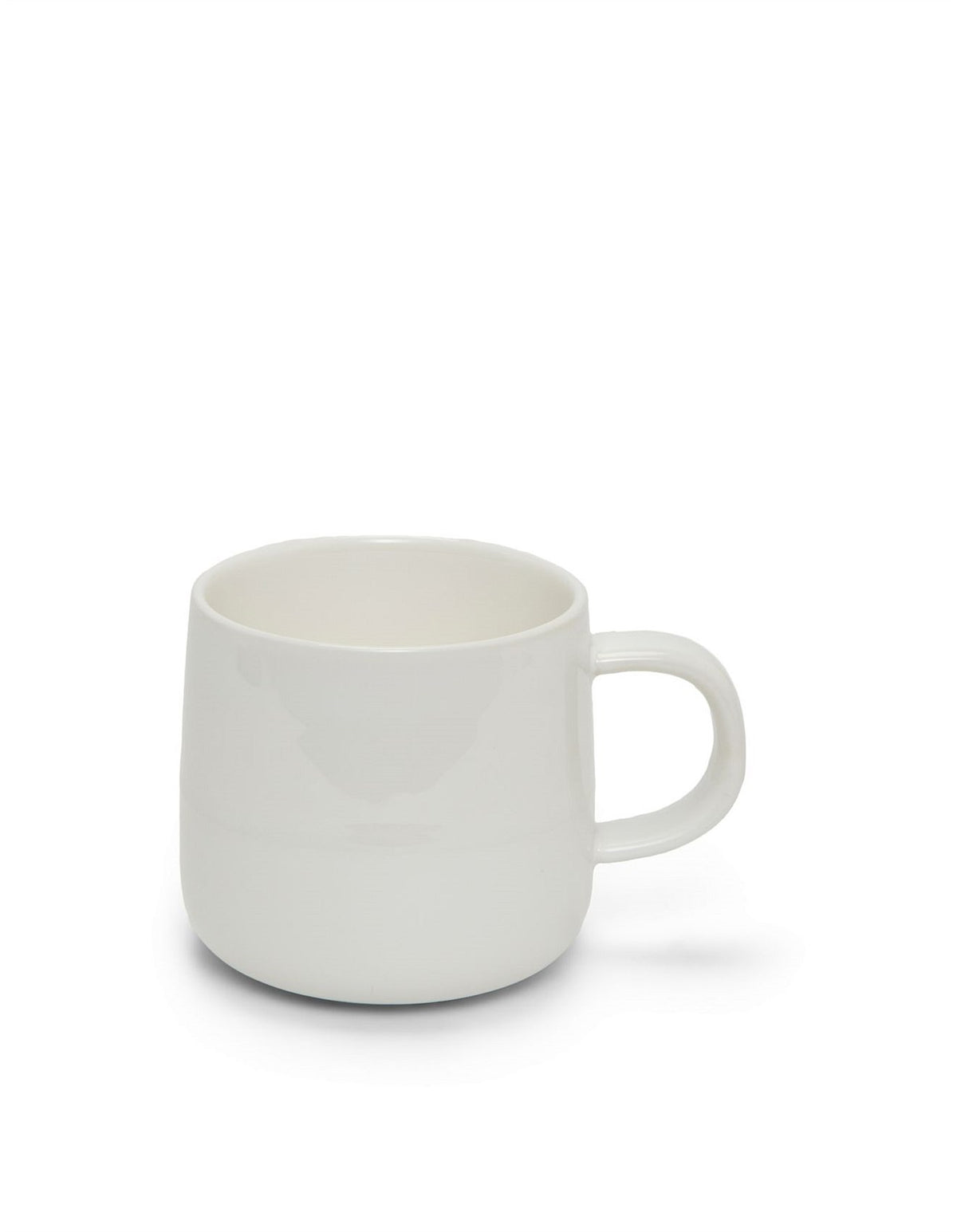 Eden Snow Stoneware Mugs Set of 4 White