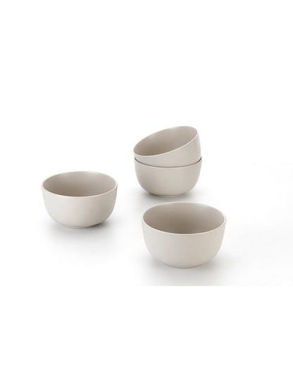 Airlie Sand Stoneware Noodle and Soup Bowls Set of 4