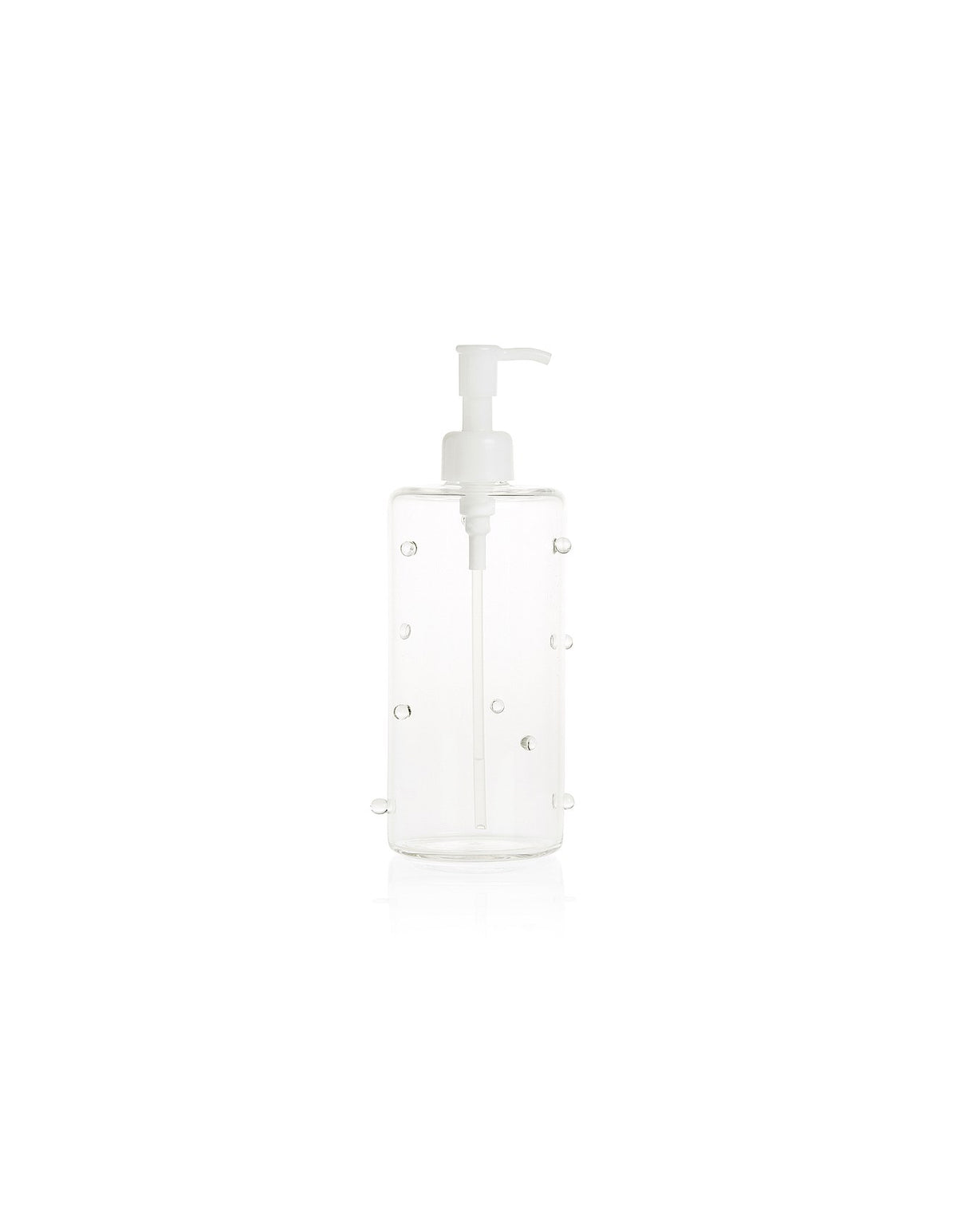 The Everything Bottle 500ml Glass Soap Dispenser Clear White
