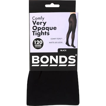 Bonds Comfy Very Opaque Tights 120D Lg/XL each