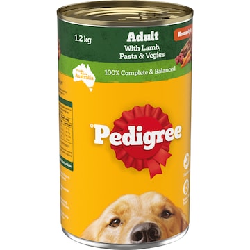 Pedigree Homestyle With Lamb Pasta & Veggies Wet Dog Food Can 1.2kg