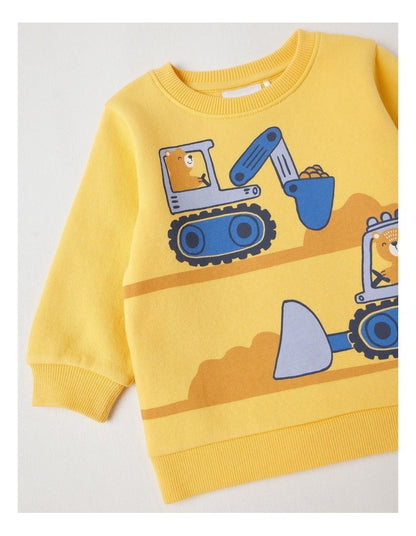 Essential Digger Bear Sweat Top In Gold