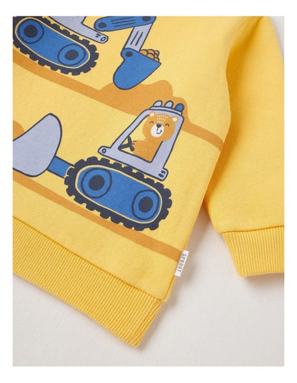 Essential Digger Bear Sweat Top In Gold
