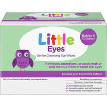 Little Eyes Gentle Cleansing Wipes 30 Pack