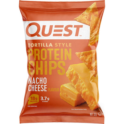 Quest Tortilla Style Protein Chips Nacho Cheese Flavour 32g