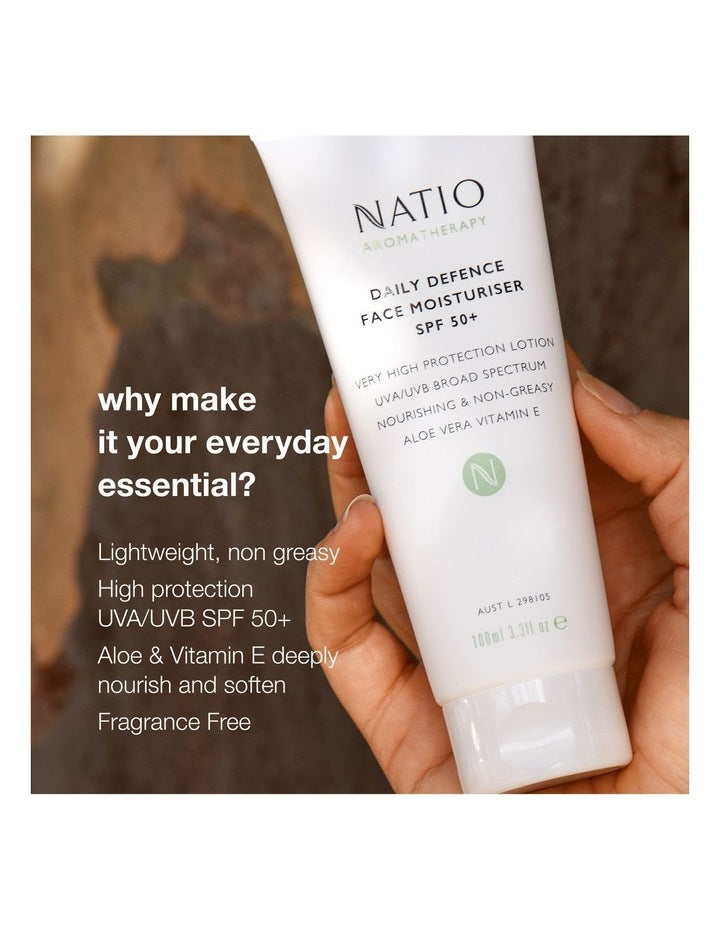 Daily Defence SPF50+ Face Moisturiser 100ml