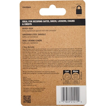 Master Lock Padlock 40mm each