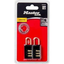 Master Lock 20mm Combination Padlock 2 Pack