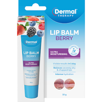 Dermal Therapy Lip Balm Berry 10g