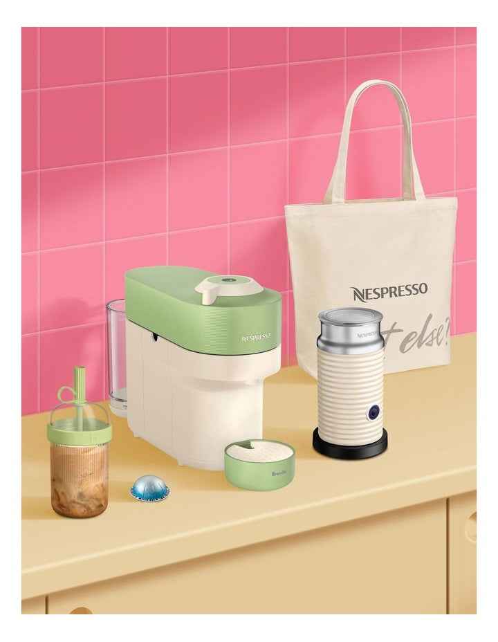 Vertuo BNV150PTC4IAN2 Pop Limited Edition Iced Coffee Bundle in Pistachio