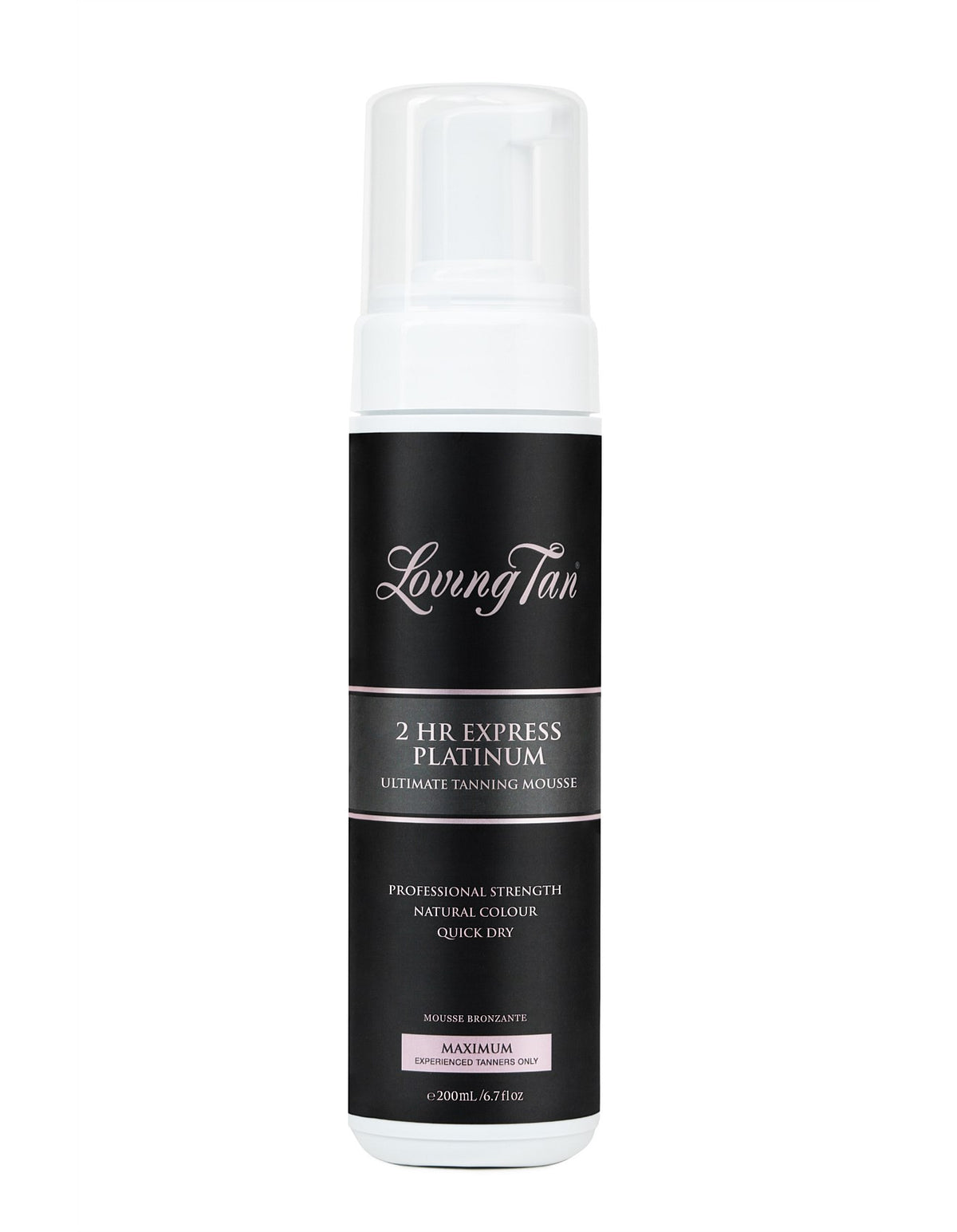 Platinum 2 HR Express Tanning Mousse 200ml
