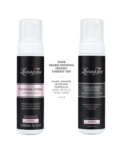 Platinum 2 HR Express Tanning Mousse 200ml