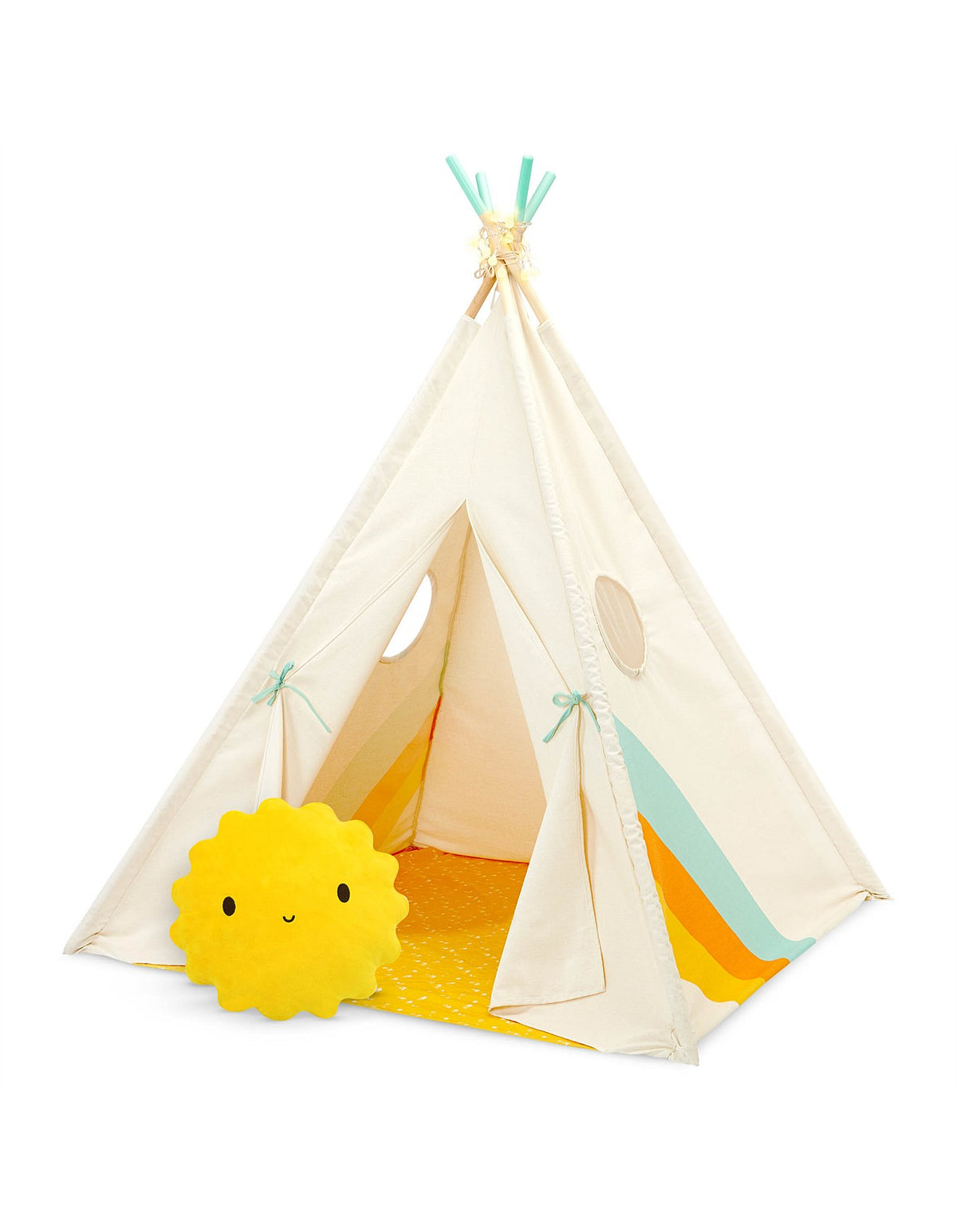 Happy Hideaway Kids' Play Tent with Twinkly Lights