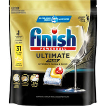 Finish Ultimate Plus All In One Lemon Dishwasher Tablets 31 pack