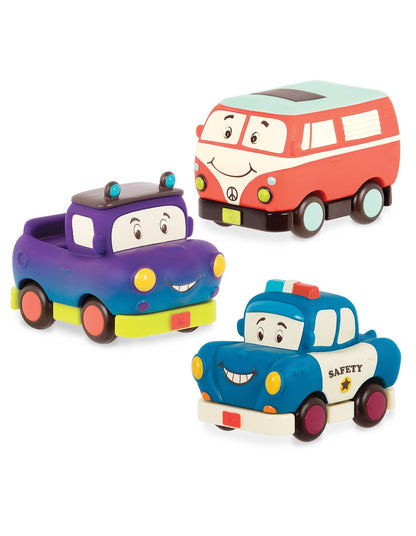 Mini Pull-Back Vehicles Set of 3