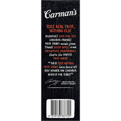 Carman's Fruit Straps Apple & Strawberry Twin Packs 5 pack