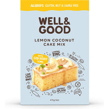Well & Good Lemon Coconut Cake Mix 475g