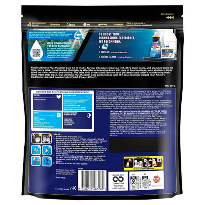Finish Ultimate Plus Material Care Dishwasher Tablets 62 Pack