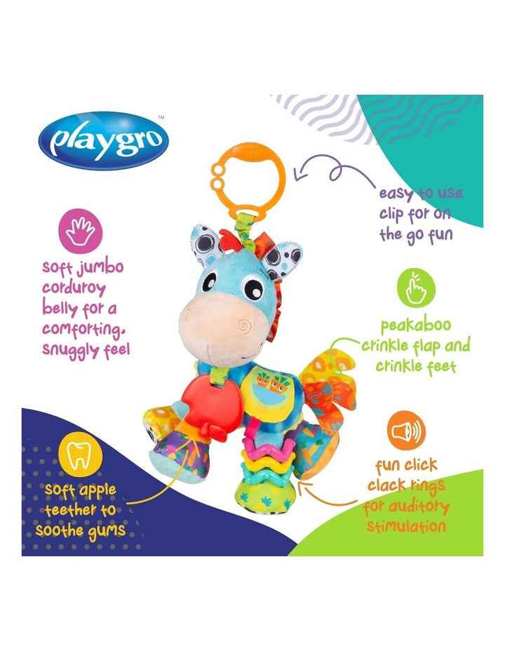 Soft Horse Toy with Teether