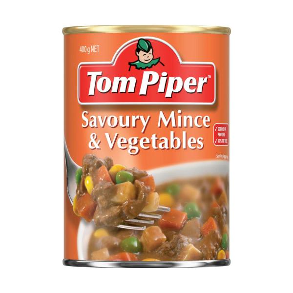 TOM PIPER:VEGETABLES SAVOURY MINCE:.:400 GRAM