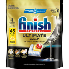 Finish Ultimate Plus Dishwasher Tablets Lemon 45 Pack