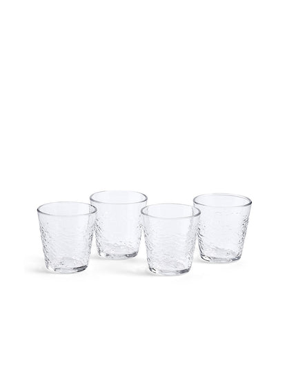 RD PACIFIC GLASS TUMBLER CLEAR 4PC