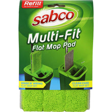 Sabco Multi Fit Flat Mop Pad Refill Each
