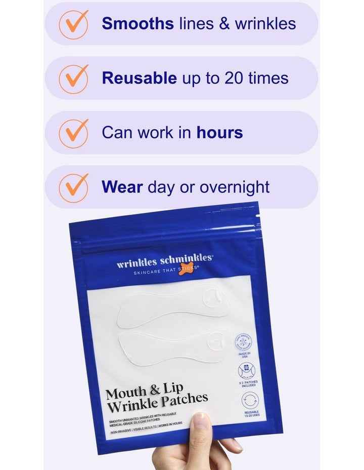 Mouth & Lip Wrinkle Patches - 2 Patches