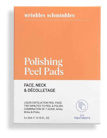 Face, Neck & Decolletage Polishing Peel Pads - 5 Towelletes