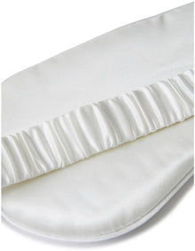 Miette Silk Eye Mask White
