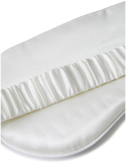 Miette Silk Eye Mask White