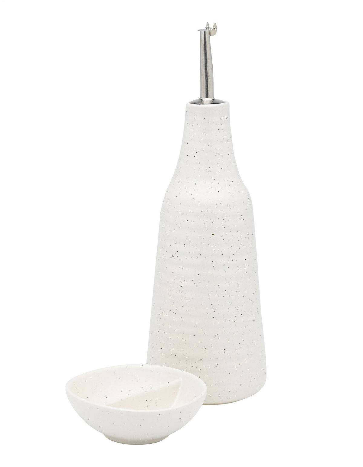 Ottawa Oil Bottle & Salt Dish Calico