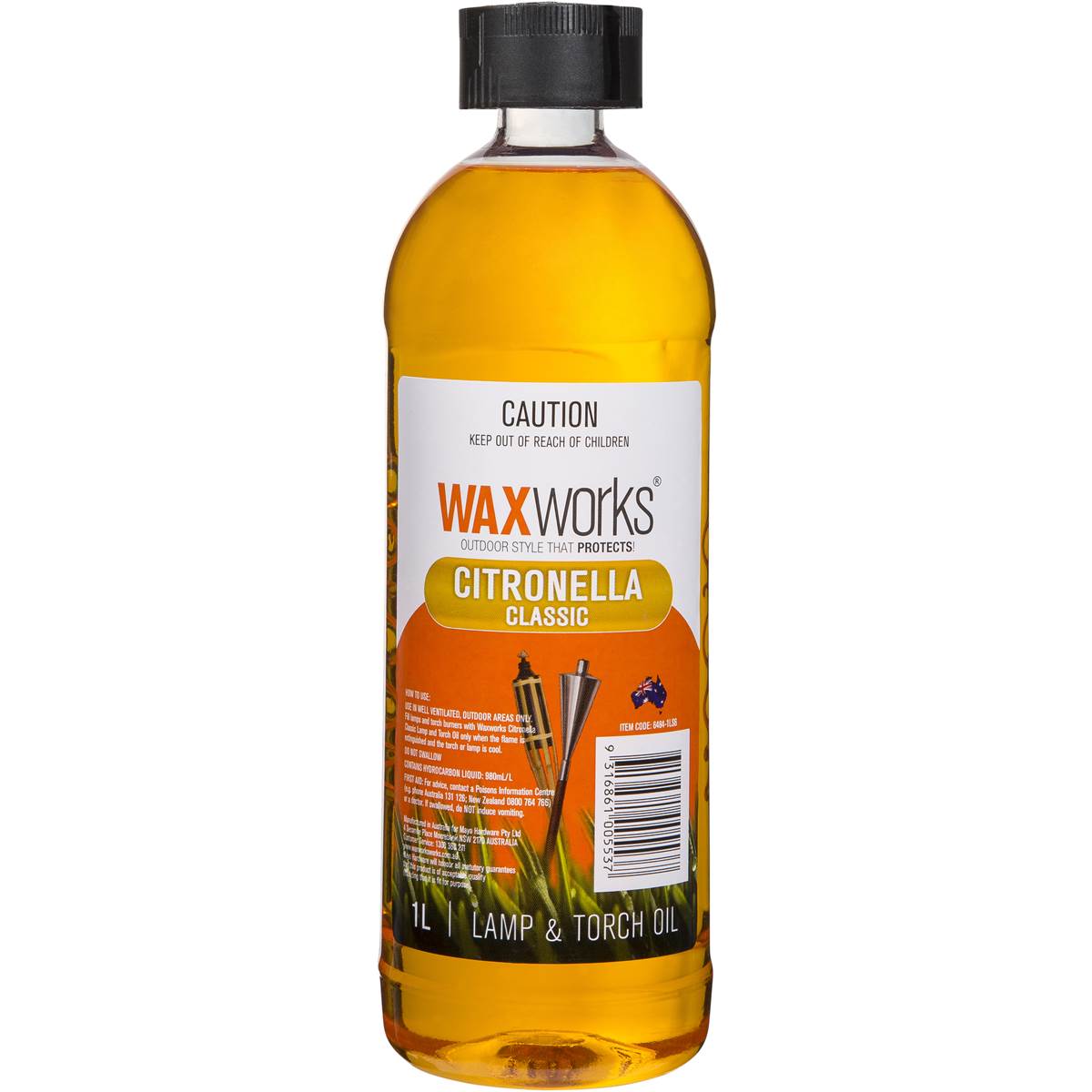 Waxworks Insect Control Citronella Oil 1l