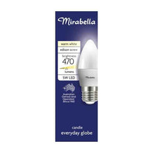 MIRABELLA GLOBE LED CANDLE ES 5.5W 470 LUMENS