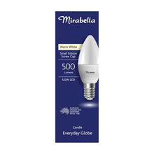 MIRABELLA GLOBE LED CANDLE 5.5W 470 LUMENS