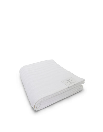 Hepburn Luxe Organic Turkish Cotton 90cm x 150cm Bath Sheet White