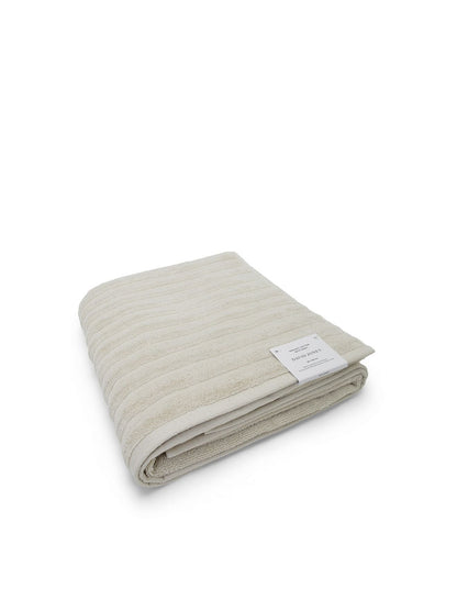 Hepburn Luxe Organic Turkish Cotton 90cm x 150cm Bath Sheet Oatmeal