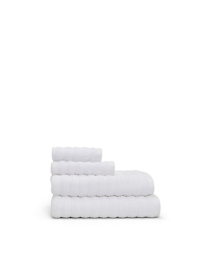 Hepburn Luxe Organic Turkish Cotton Hand Towel White